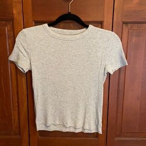 Light grey Baby Tee from American Eagle